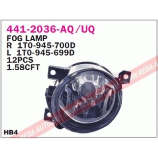 Фара противотуманная левая DEPO 441-2036L-UQ фото