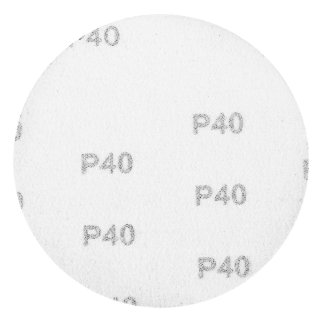 Круг абразивный на ворсовой подложке под "липучку", P 40, 125 мм, 10шт. MATRIX фото 3