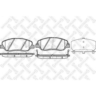 Колодки тормозные STELLOX _001092BSX фото
