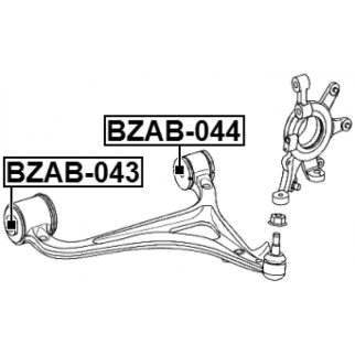 Сайлентблок переднего нижнего рычага фото 2