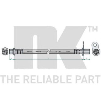 Шланг тормозной TOYOTA CARINA E 92-97 зад. фото