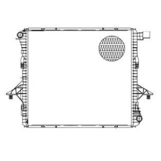 Радиатор основной LUZAR LRc 182H фото