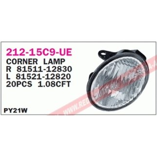 Указатель поворота левый белый DEPO 212-15C9L-UE фото