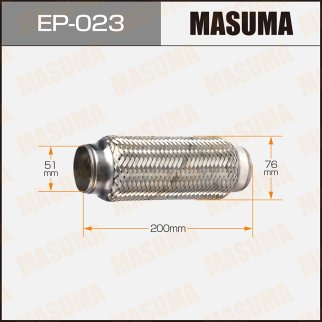 Гофра глушителя Masuma EP-023 фото