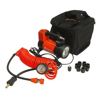 Компрессор автомобильный Агрессор 50л/мин с фонарем AUTOPROFI фото 1