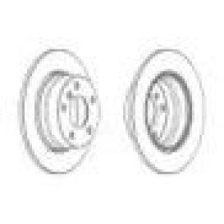 Диск тормозной задний FERODO DDF1303C фото