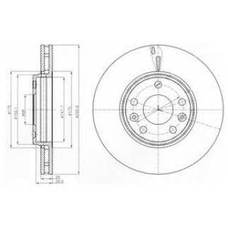 Диск тормозной DELPHI BG4264 фото