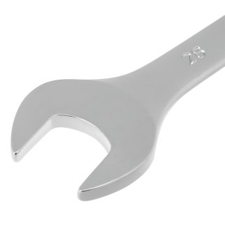 Ключ комбинированный 28 мм, CrV, матовый хром STELS фото 3