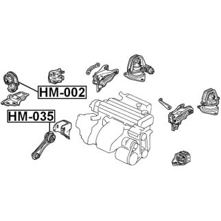 Опора двигателя FEBEST HM-035 фото 2