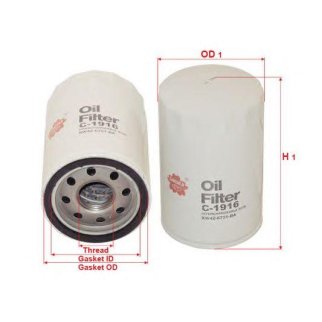 Фильтр масляный SAKURA C1916 фото