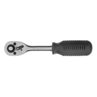 MATRIX 14010 Ключ-трещотка 1/4" с переключателем, CrV, хромированный фото 3