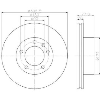 Диск тормозной передний вентилируемый TEXTAR 92115903 фото