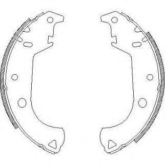 4125.00_=4125.01 !колодки барабанные Fiat Doblo all 01> фото