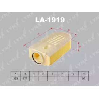 Фильтр воздушный LYNXauto LA-1919 фото