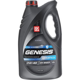 Масло моторное ЛУКОЙЛ GENESIS Armortech 0W40 4л фото