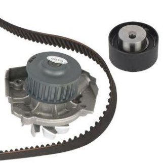 Насос водяной (помпа) + к-кт ремня ГРМ metelli 30-0866-2 фото