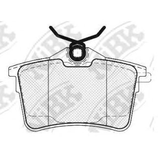 Колодки тормозные задние к-кт NiBK PN0472 фото