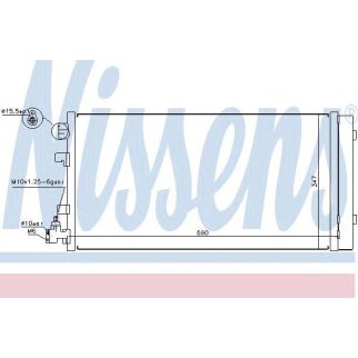 Радиатор кондиционера Nissens 940160 фото
