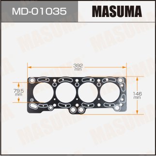 Прокладка ГБЦ Masuma MD-01035 фото