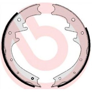 Колодки барабанные к-кт brembo S 37 504 фото