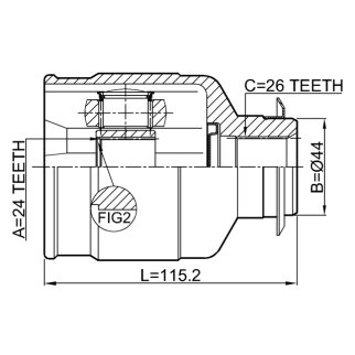ШРУС внутренний FEBEST 1211-IX354WDRH фото 2