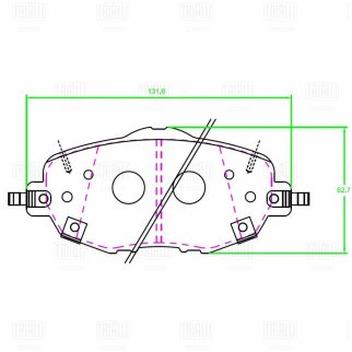 Колодки торм. для а/м Changan UNI-V (22-) диск. перед. TRIALLI PF 2344 фото 3 Колодки торм. для а/м Changan UNI-V (22-) диск. перед. TRIALLI PF 2344 фото 3