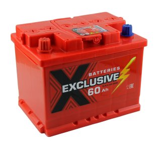 Аккумуляторная батарея Exclusive 6СТ 60 прям 242х175х190 Казахстан (ETN-560 127 050) фото
