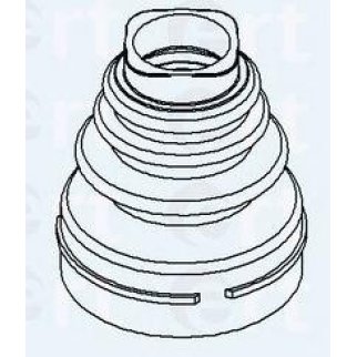 Пыльник ШРУСа (к-кт) ERT 500405 фото