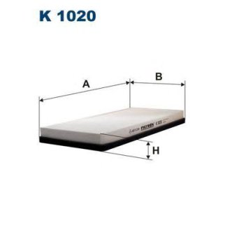 Фильтр салона FILTRON K 1020 фото