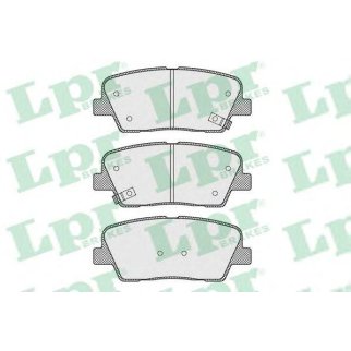 Колодки тормозные задние к-кт Lpr 05P1625 фото