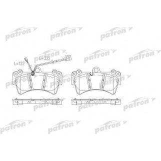 Колодки тормозные дисковые передн AUDI Q7 06-, MERCEDES-BENZ CLS 06-, PORSCHE CAYENNE 02-, VW фото