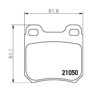 Колодки тормозные задние дисковые к-кт TRIALLI PF 4083 фото 3