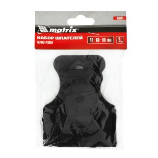 Набор шпателей 40-60-80 мм, черная резина 3шт MATRIX фото 6