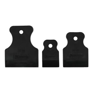 Набор шпателей 40-60-80 мм, черная резина 3шт MATRIX фото