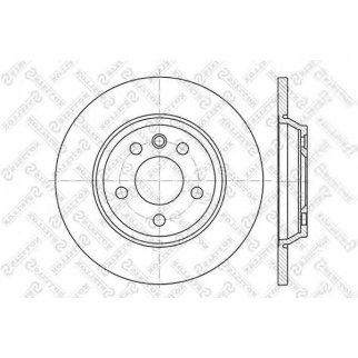6020-2552-SX_диск тормозной задний! Ford Galaxy, VW T4 1.8-2.5TDi 96> фото