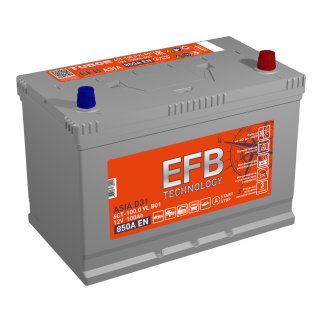 Аккумуляторная батарея TUBOR ASIA EFB 6СТ100 обр. 304х175х223 850A D31L фото