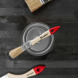 Кисть плоская Стандарт 3/4, 20 мм, натуральная щетина, деревянная ручка MATRIX 82515 фото 7