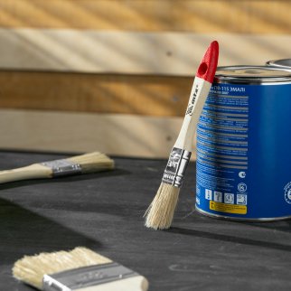 Кисть плоская Стандарт 3/4, 20 мм, натуральная щетина, деревянная ручка MATRIX 82515 фото 8