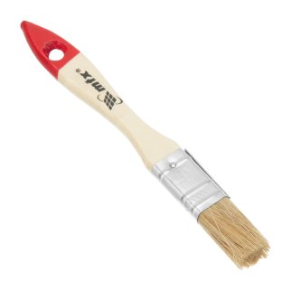 Кисть плоская Стандарт 3/4, 20 мм, натуральная щетина, деревянная ручка MATRIX 82515 фото