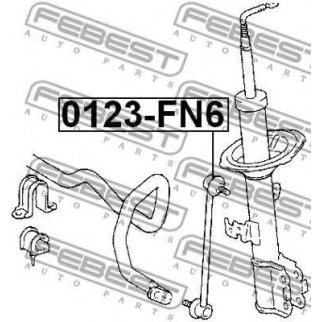 Стойка переднего стабилизатора FEBEST 0123-FN6 фото