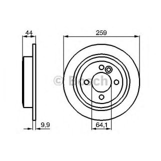 Диск тормозной BOSCH 0 986 478 601 фото