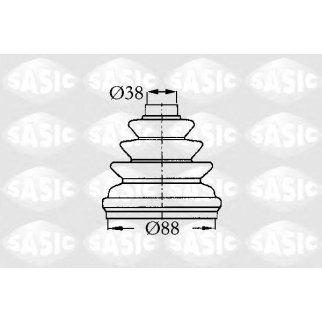 Пыльник ШРУСа внутр.CITROEN JUMPY/XANTIA/PEUGEOT 406/607 96> фото