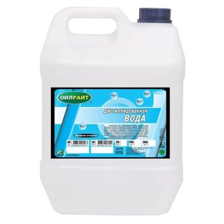 Вода дистиллированная OIL RIGHT 20л. фото