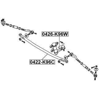 Рычаг рулевого механизма FEBEST 0426-K96W фото 2 Рычаг рулевого механизма FEBEST 0426-K96W фото 2