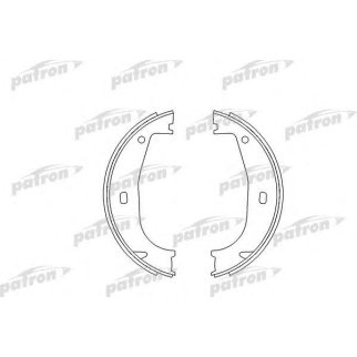 Колодки барабанные к-кт PATRON PSP546 фото