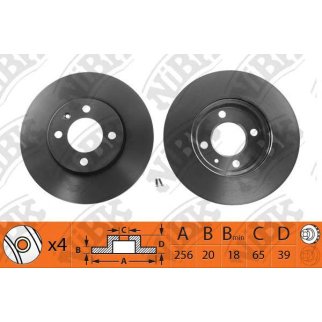 Диск тормозной передний для VAG 6N0615301D фото