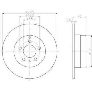 Тормозной диск с покрытием PRO фото