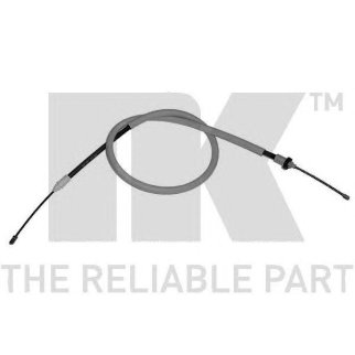 Трос стояночного тормоза задний правый / RENAULT Clio-II (барабанные тормоза) 98~05 фото