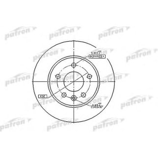 Диск тормозной PATRON PBD2797 фото