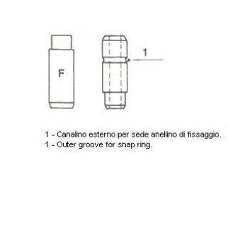 Направляющая клапана выпускного metelli 01-2102 фото